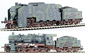 German Armored BR 58 Locomotive In Summer Green Grey Camo (SOUND)  